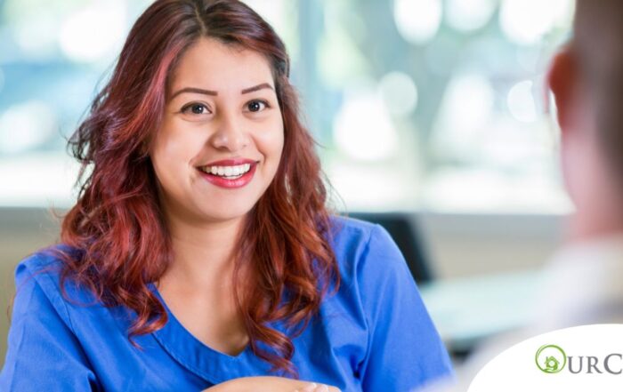 A Caregiver displays traits sought after by Caregiver Agencies.