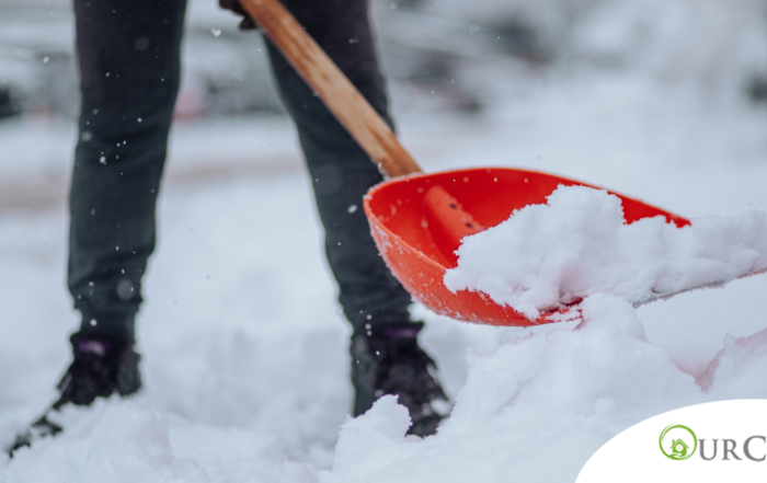 Elderly Home Care Tips include preventing snow and ice buildup
